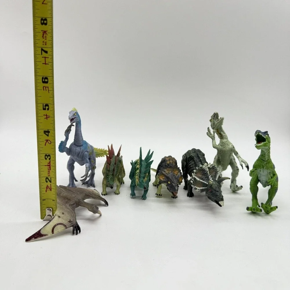 Unbranded Dinosaurs Lot‎ Of 8 Figure Toy Educational Prehistoric Toys